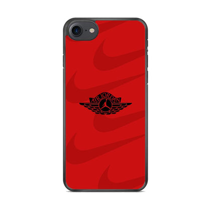 Air Jordan x Nike Black Red iPhone 7 Case-Oxvistore