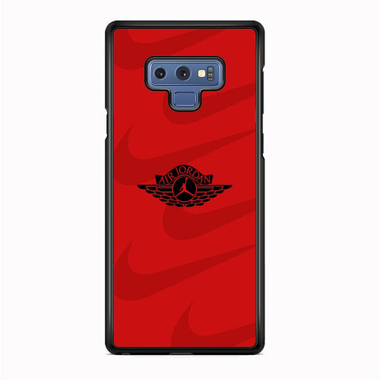 Air Jordan x Nike Black Red Samsung Galaxy Note 9 Case-Oxvistore