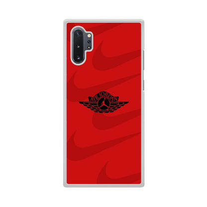 Air Jordan x Nike Black Red Samsung Galaxy Note 10 Plus Case-Oxvistore