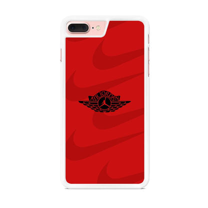 Air Jordan x Nike Black Red iPhone 7 Plus Case-Oxvistore