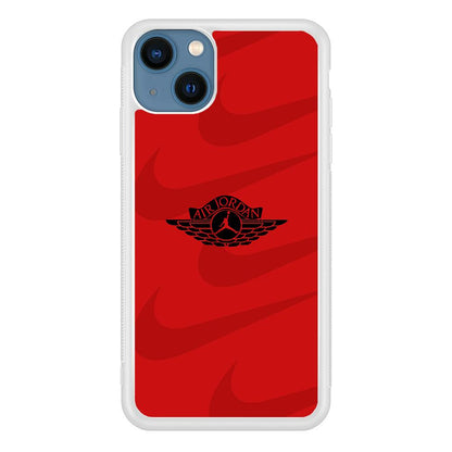 Air Jordan x Nike Black Red iPhone 13 Case-Oxvistore