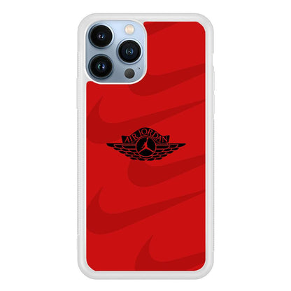 Air Jordan x Nike Black Red iPhone 14 Pro Case-Oxvistore