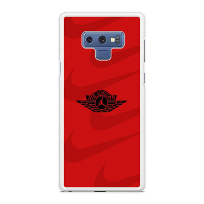 Air Jordan x Nike Black Red Samsung Galaxy Note 9 Case-Oxvistore