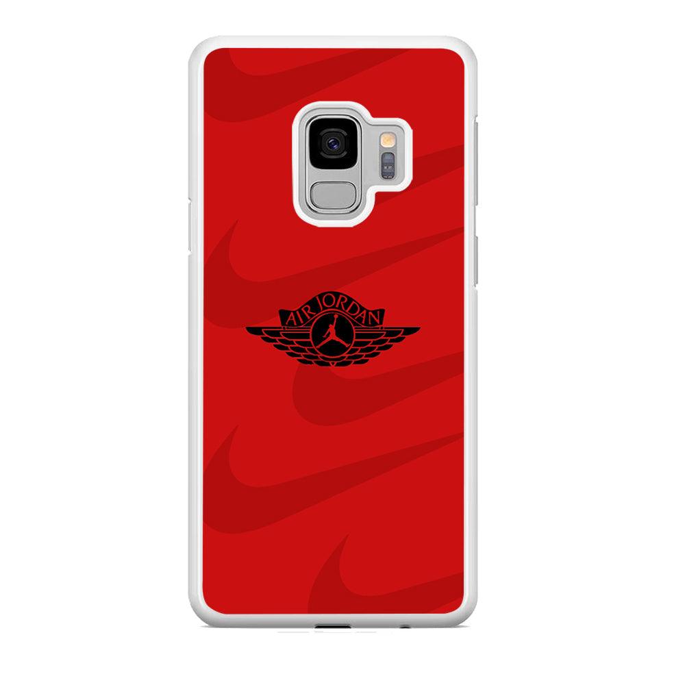 Air Jordan x Nike Black Red Samsung Galaxy S9 Case-Oxvistore