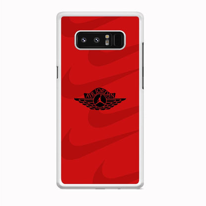 Air Jordan x Nike Black Red Samsung Galaxy Note 8 Case-Oxvistore