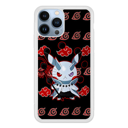 Akatsuki Pikachu Pokemon 2D Rubber Phone Case