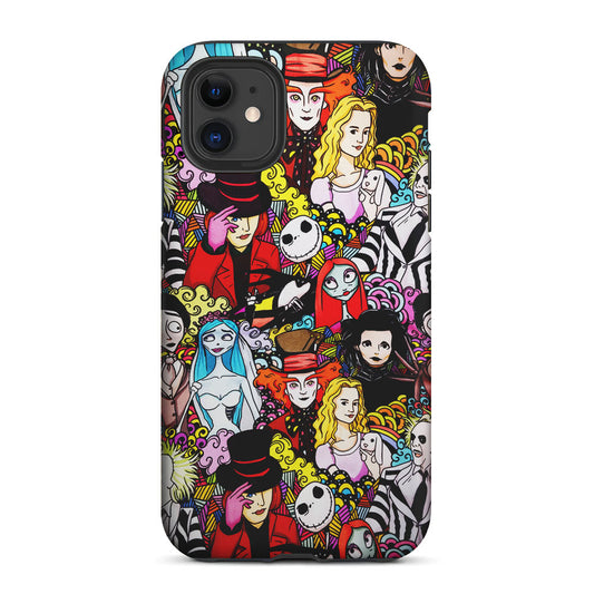 Alice in Wonderland Art 2 in 1 Tough Phone Case