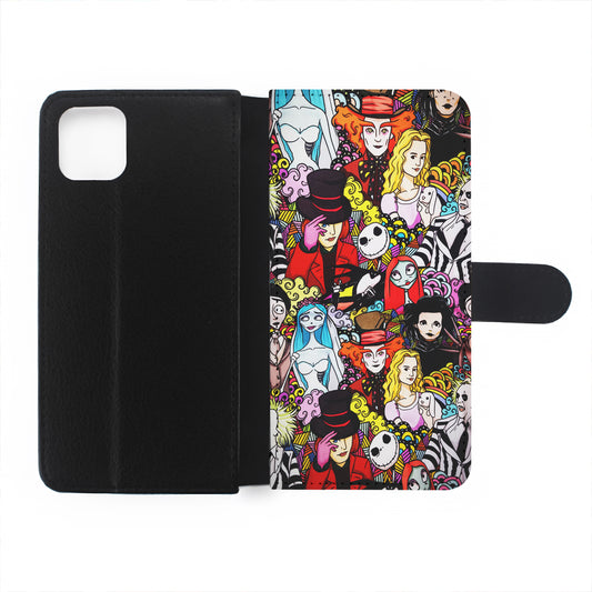 Alice in Wonderland Art Flip Wallet Phone Case