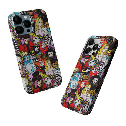 Alice in Wonderland Art 2 in 1 Tough Phone Case