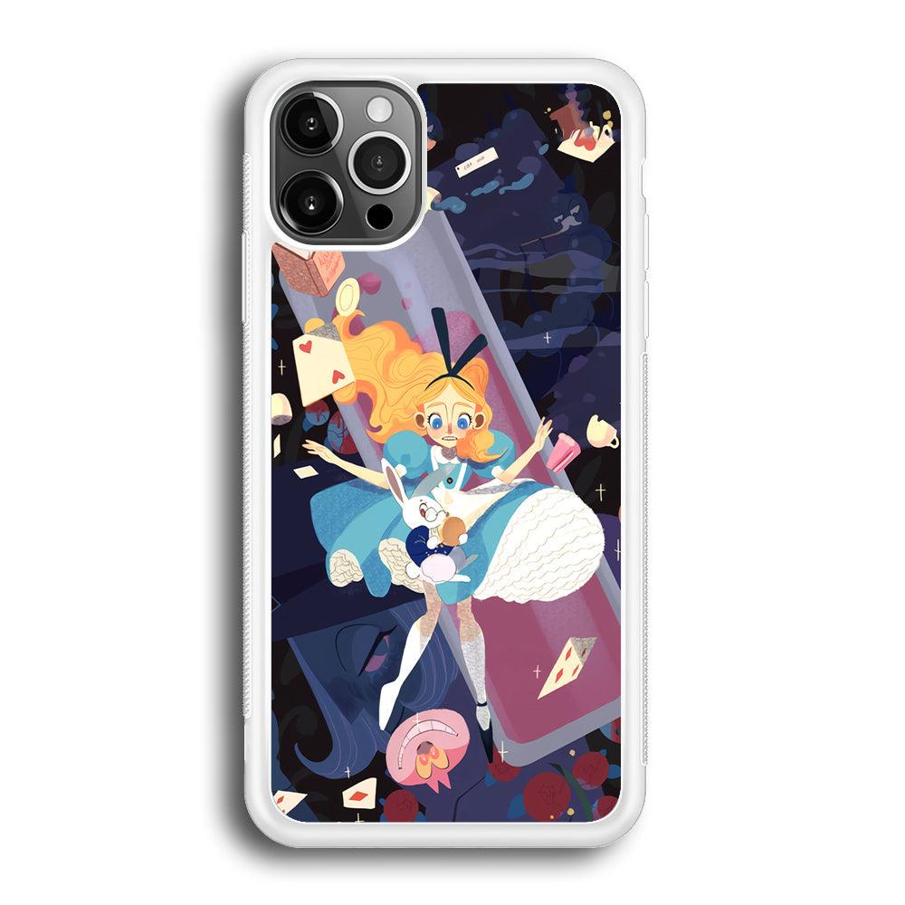 Alice in Wonderland Flying Down iPhone 12 Pro Max Case-Oxvistore