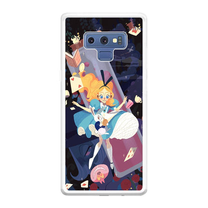 Alice in Wonderland Flying Down Samsung Galaxy Note 9 Case-Oxvistore