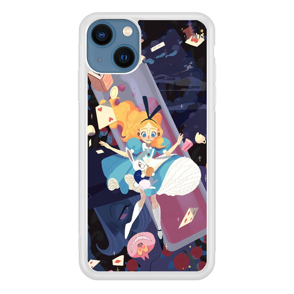 Alice in Wonderland Flying Down iPhone 13 Case-Oxvistore