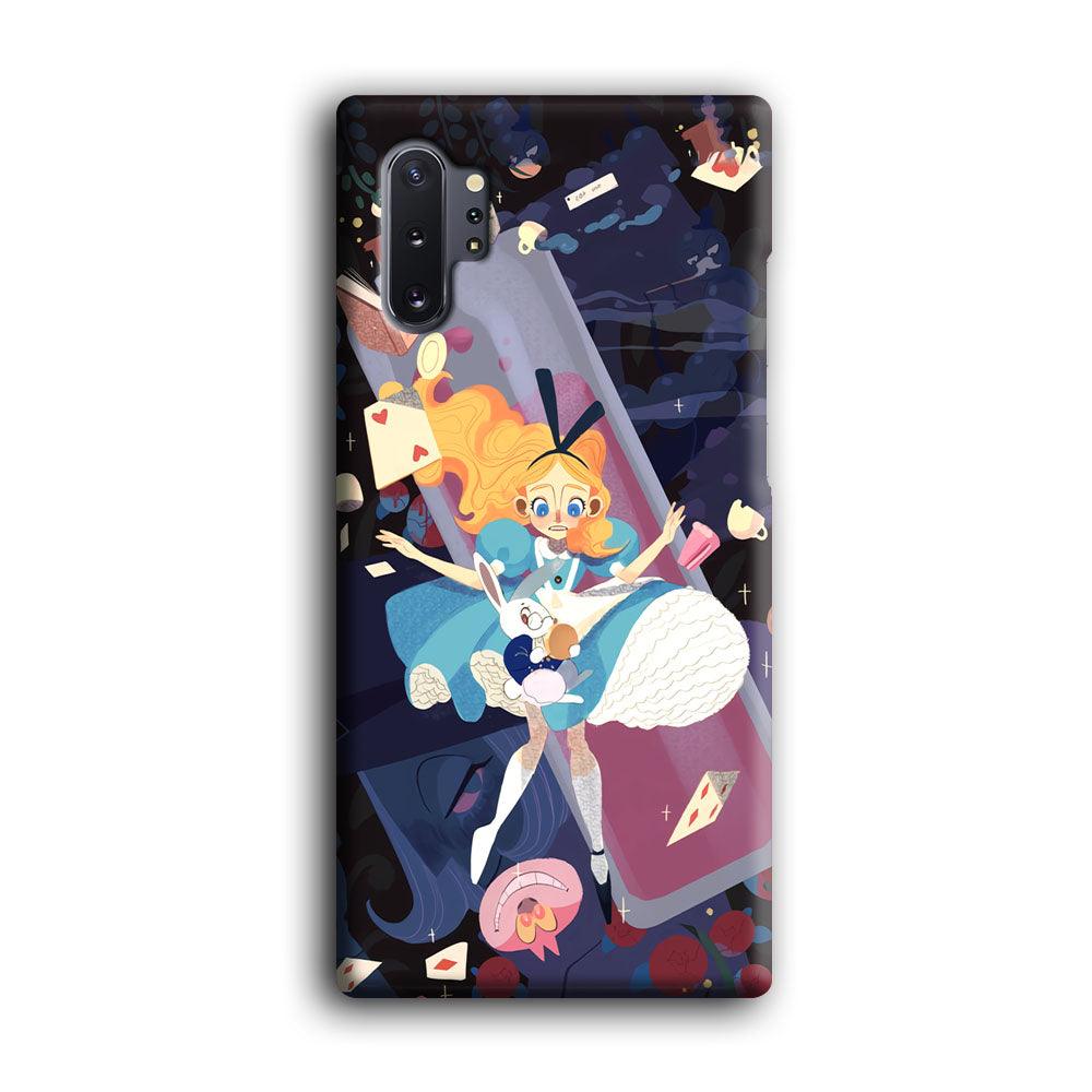 Alice in Wonderland Flying Down Samsung Galaxy Note 10 Plus Case-Oxvistore