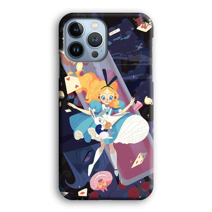 Alice in Wonderland Flying Down iPhone 14 Pro Max Case-Oxvistore