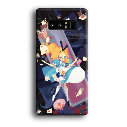 Alice in Wonderland Flying Down Samsung Galaxy Note 8 Case-Oxvistore