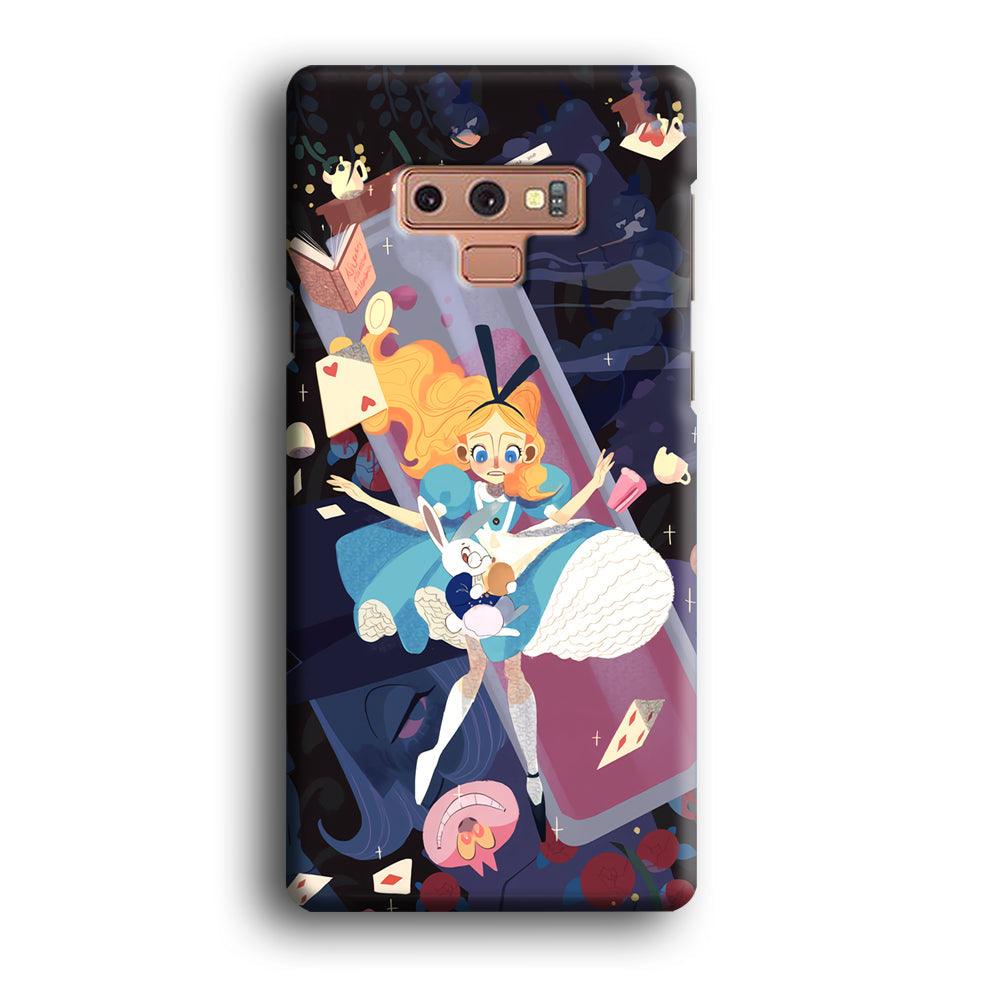 Alice in Wonderland Flying Down Samsung Galaxy Note 9 Case-Oxvistore