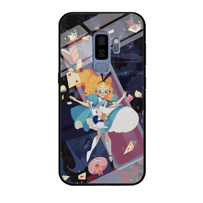 Alice in Wonderland Flying Down Samsung Galaxy S9 Plus Case-Oxvistore