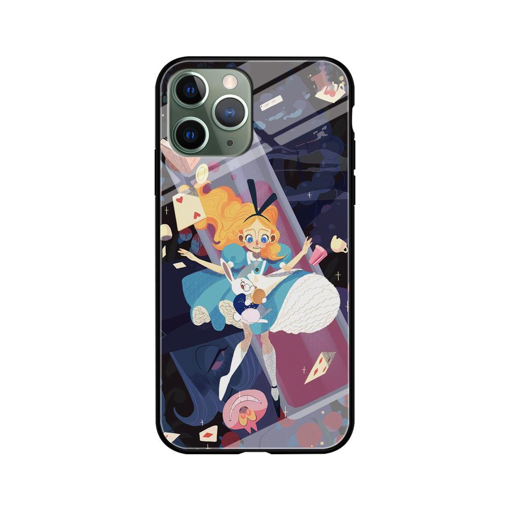 Alice in Wonderland Flying Down iPhone 11 Pro Case-Oxvistore