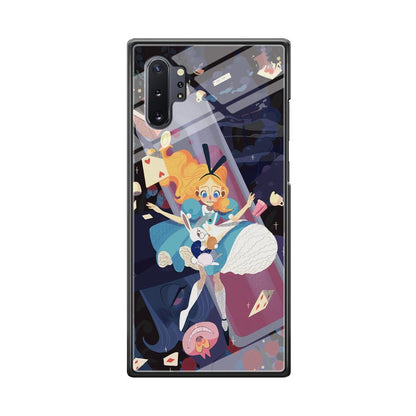 Alice in Wonderland Flying Down Samsung Galaxy Note 10 Plus Case-Oxvistore