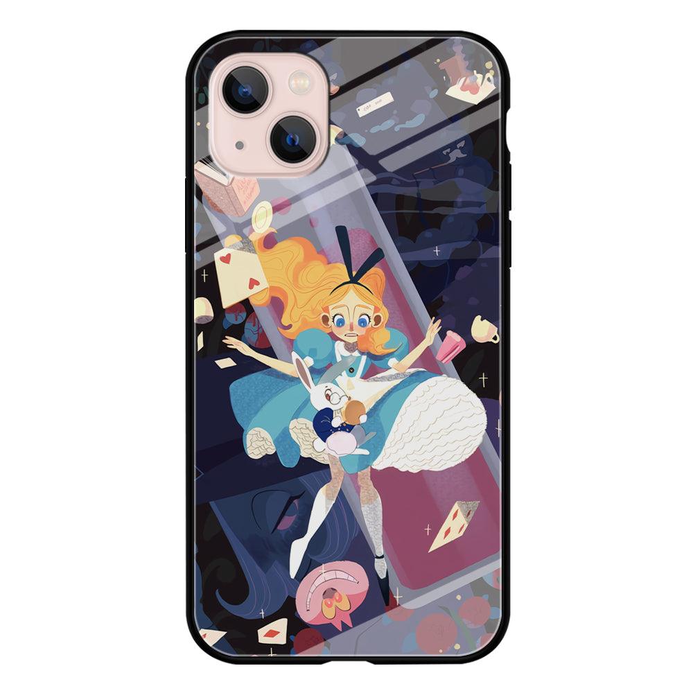 Alice in Wonderland Flying Down iPhone 13 Case-Oxvistore