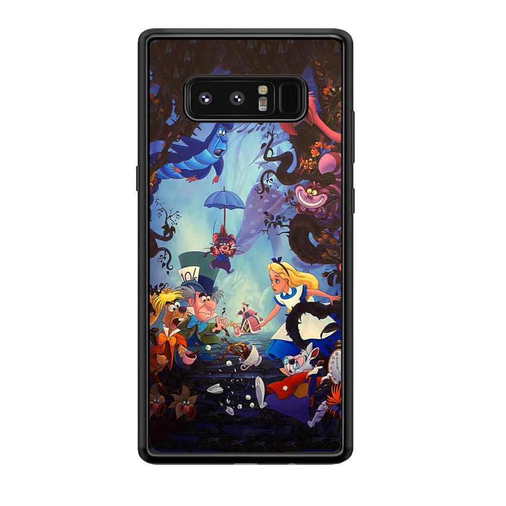 Alice in Wonderland Spilled Tea Samsung Galaxy Note 8 Case-Oxvistore