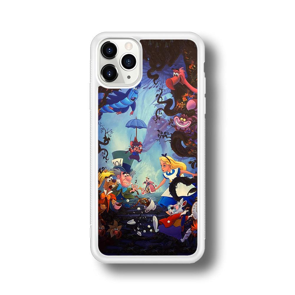 Alice in Wonderland Spilled Tea iPhone 11 Pro Case-Oxvistore