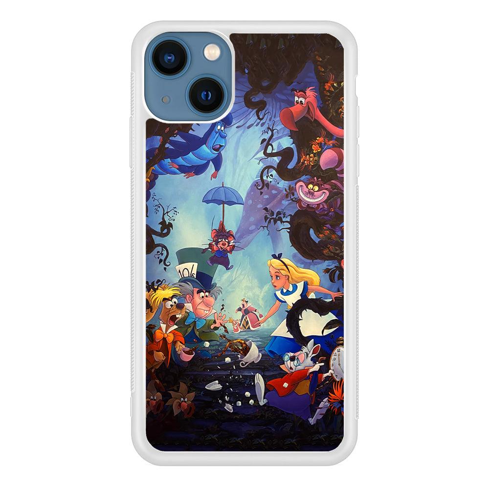 Alice in Wonderland Spilled Tea iPhone 13 Case-Oxvistore