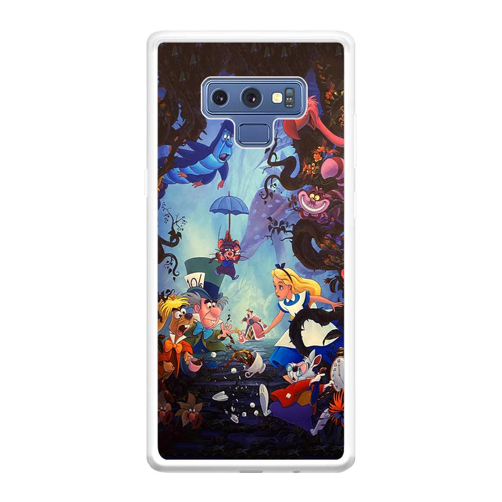 Alice in Wonderland Spilled Tea Samsung Galaxy Note 9 Case-Oxvistore