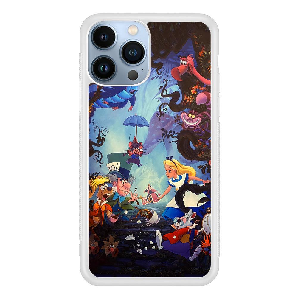 Alice in Wonderland Spilled Tea iPhone 15 Pro Max Case-Oxvistore