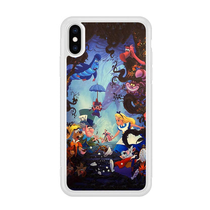 Alice in Wonderland Spilled Tea iPhone X Case-Oxvistore