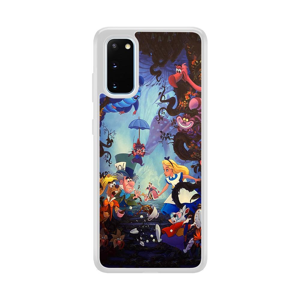 Alice in Wonderland Spilled Tea Samsung Galaxy S20 Case-Oxvistore