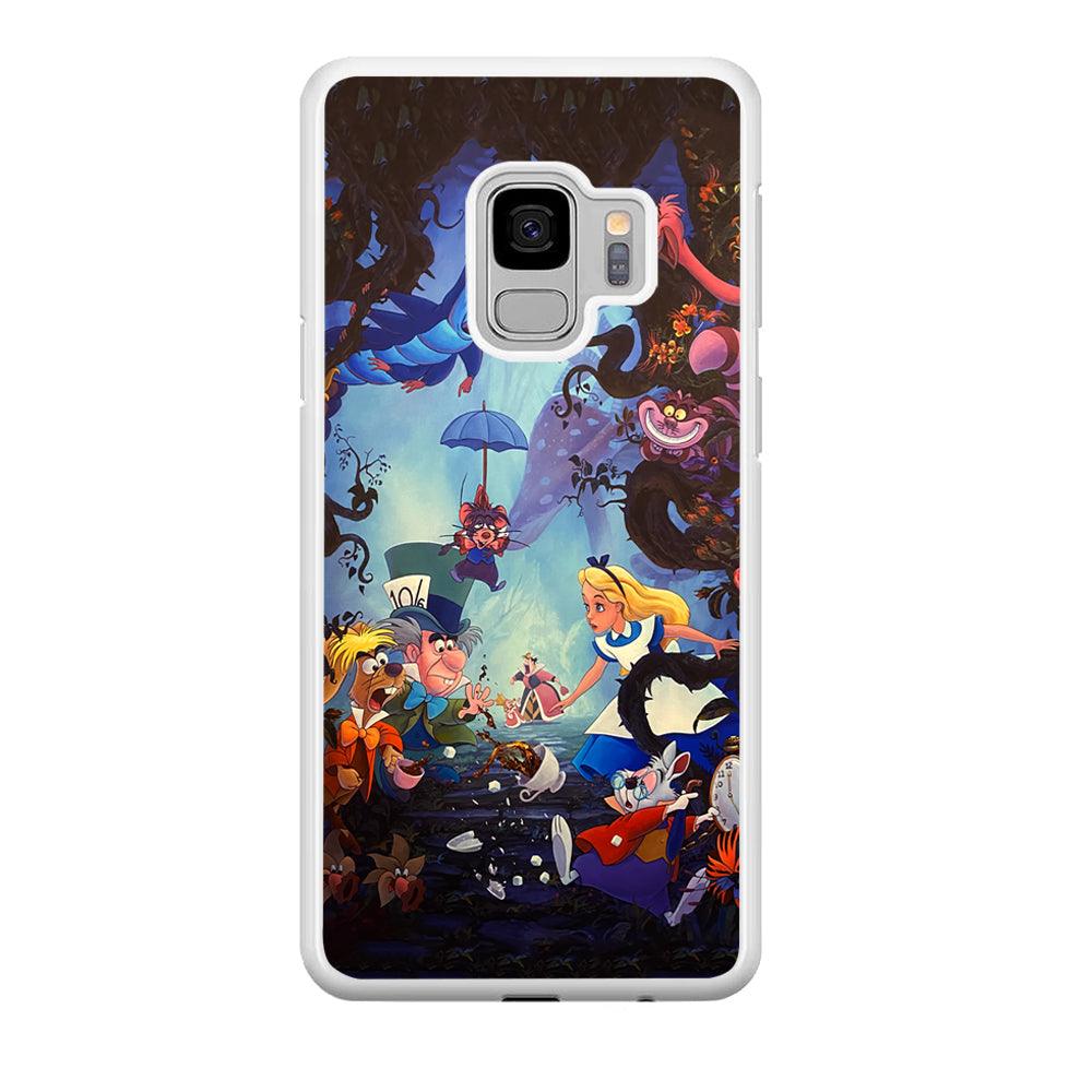 Alice in Wonderland Spilled Tea Samsung Galaxy S9 Case-Oxvistore