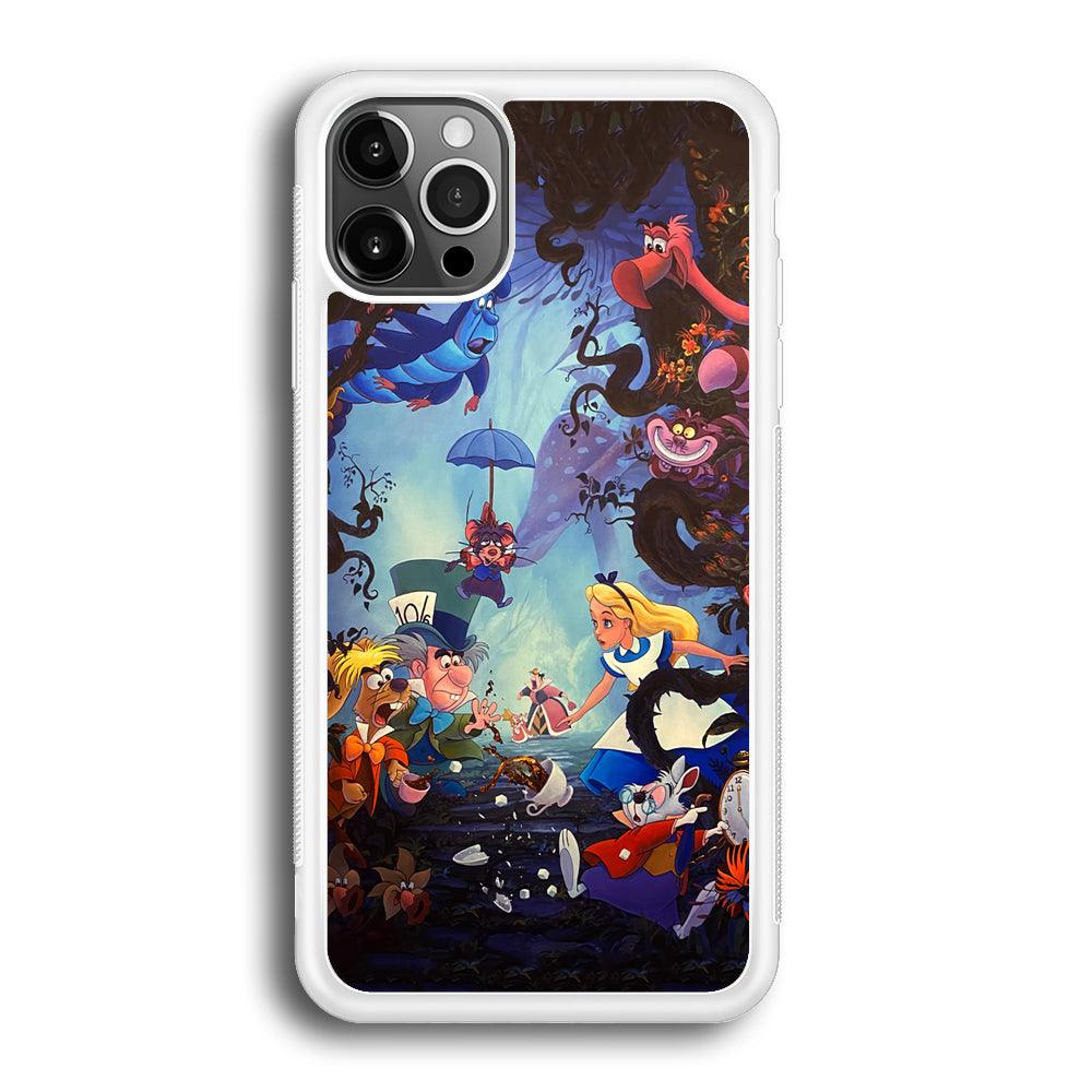 Alice in Wonderland Spilled Tea iPhone 12 Pro Case-Oxvistore