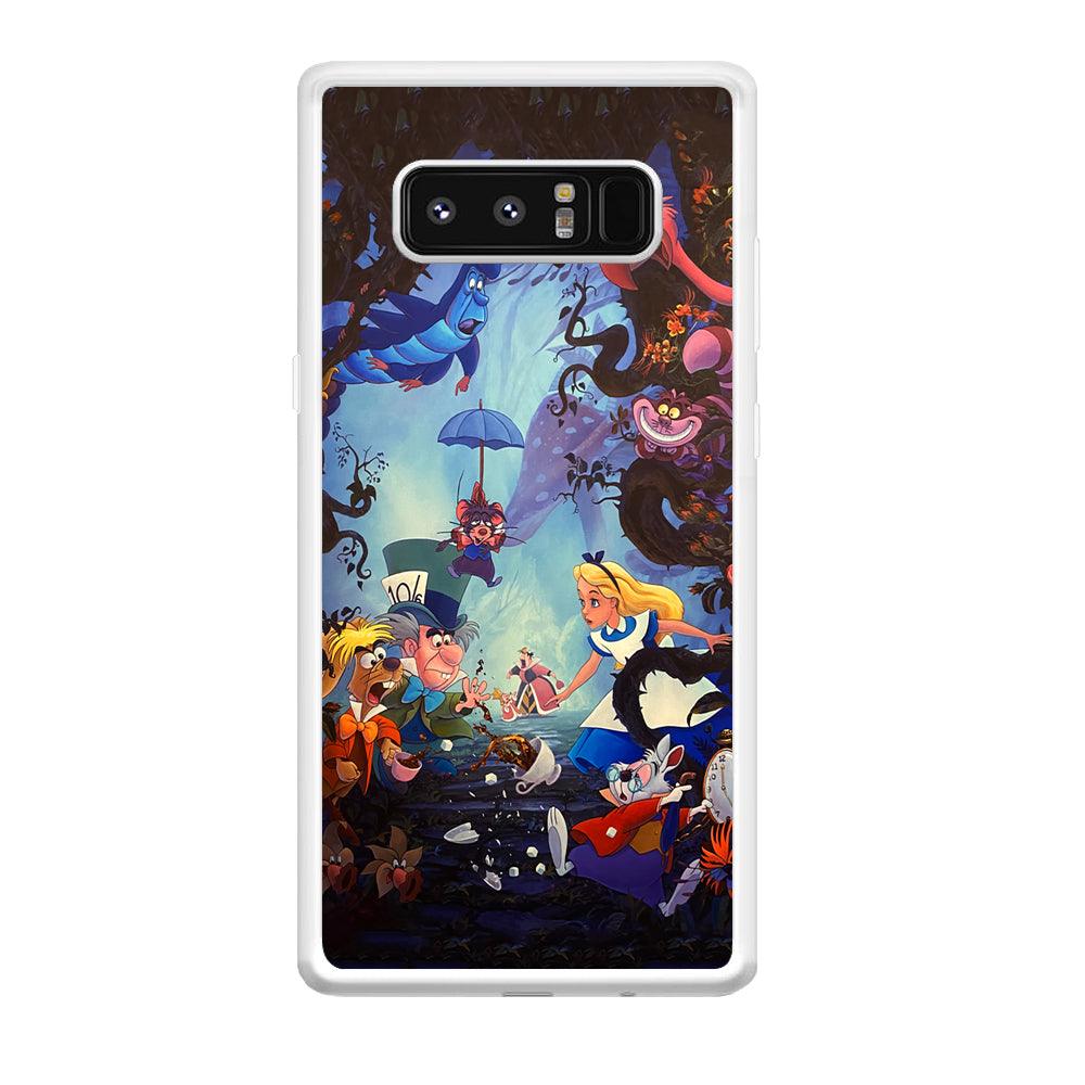 Alice in Wonderland Spilled Tea Samsung Galaxy Note 8 Case-Oxvistore