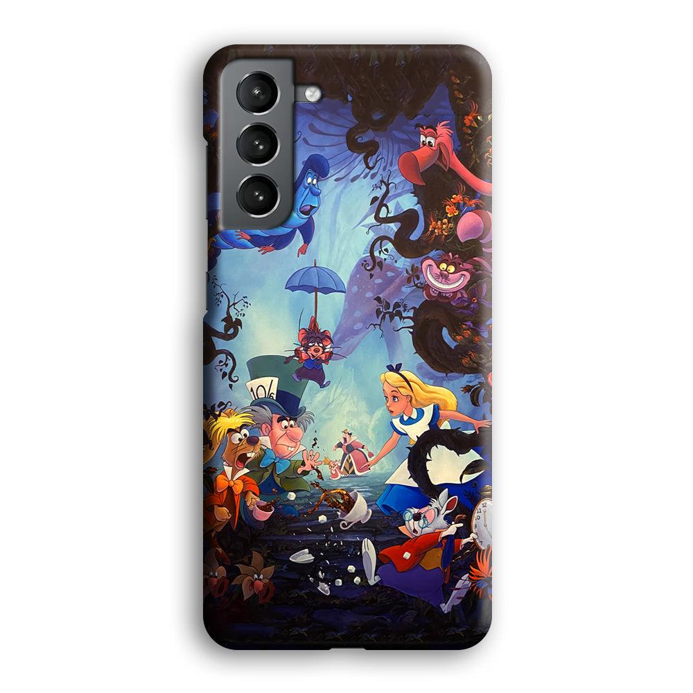 Alice in Wonderland Spilled Tea Samsung Galaxy S21 Plus Case-Oxvistore