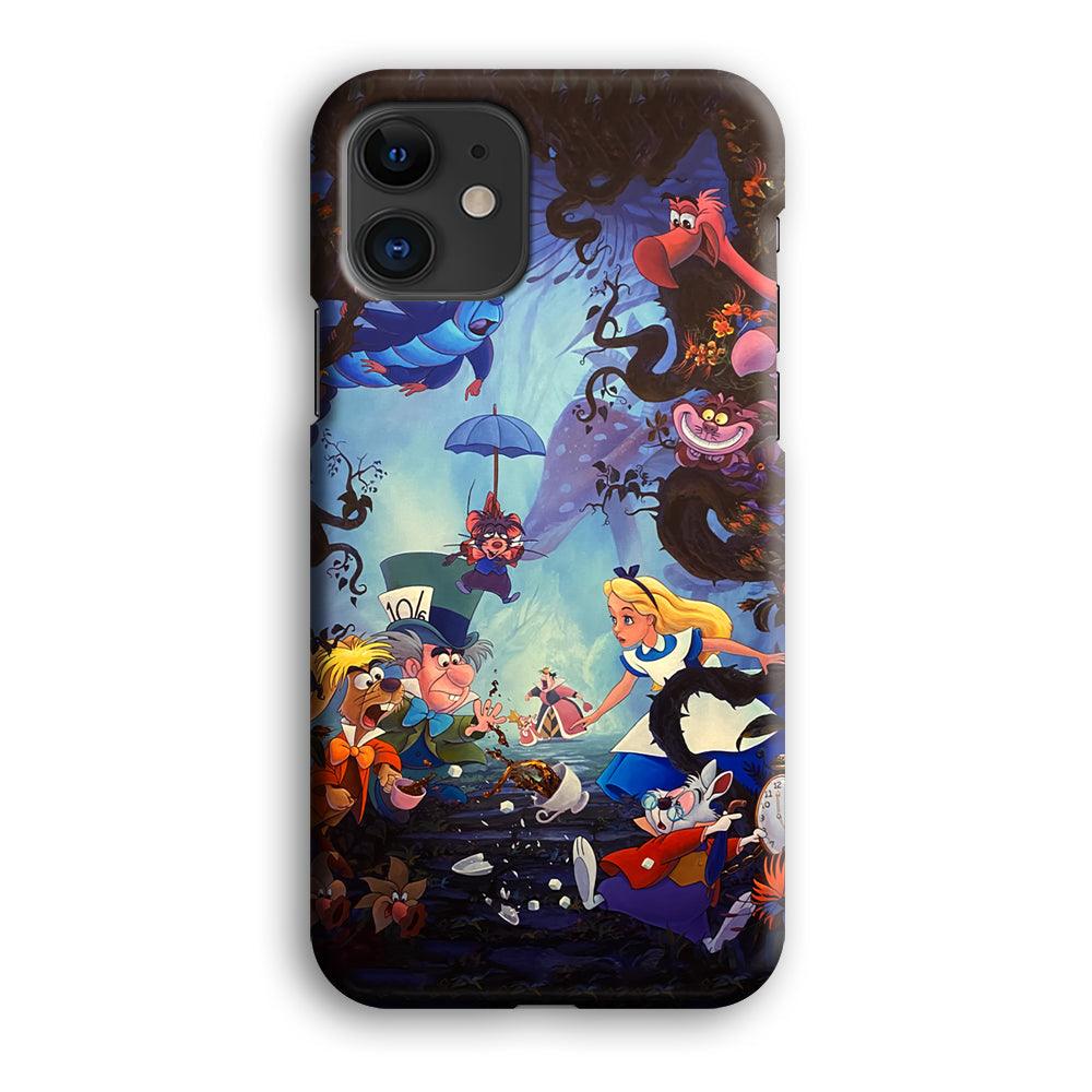 Alice in Wonderland Spilled Tea iPhone 12 Case-Oxvistore