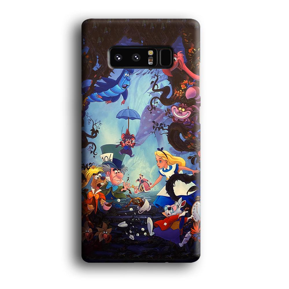 Alice in Wonderland Spilled Tea Samsung Galaxy Note 8 Case-Oxvistore