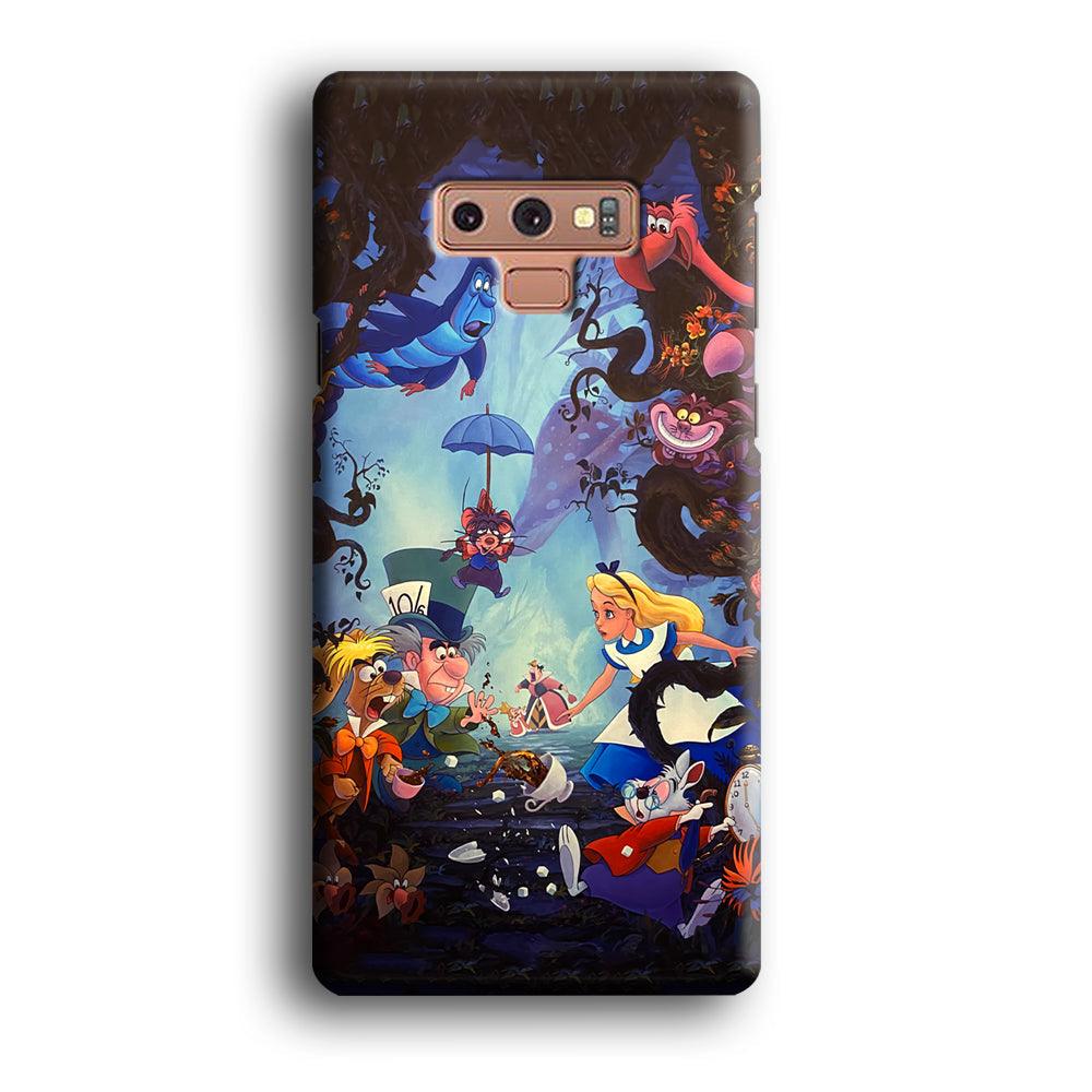 Alice in Wonderland Spilled Tea Samsung Galaxy Note 9 Case-Oxvistore