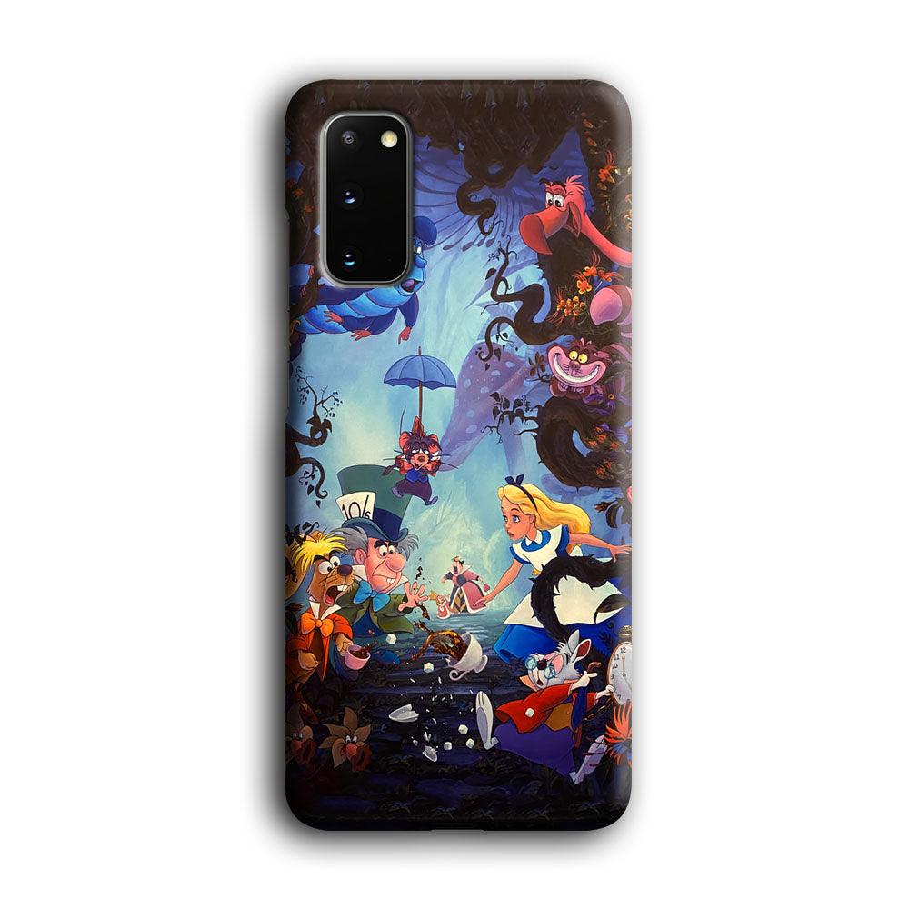 Alice in Wonderland Spilled Tea Samsung Galaxy S20 Case-Oxvistore