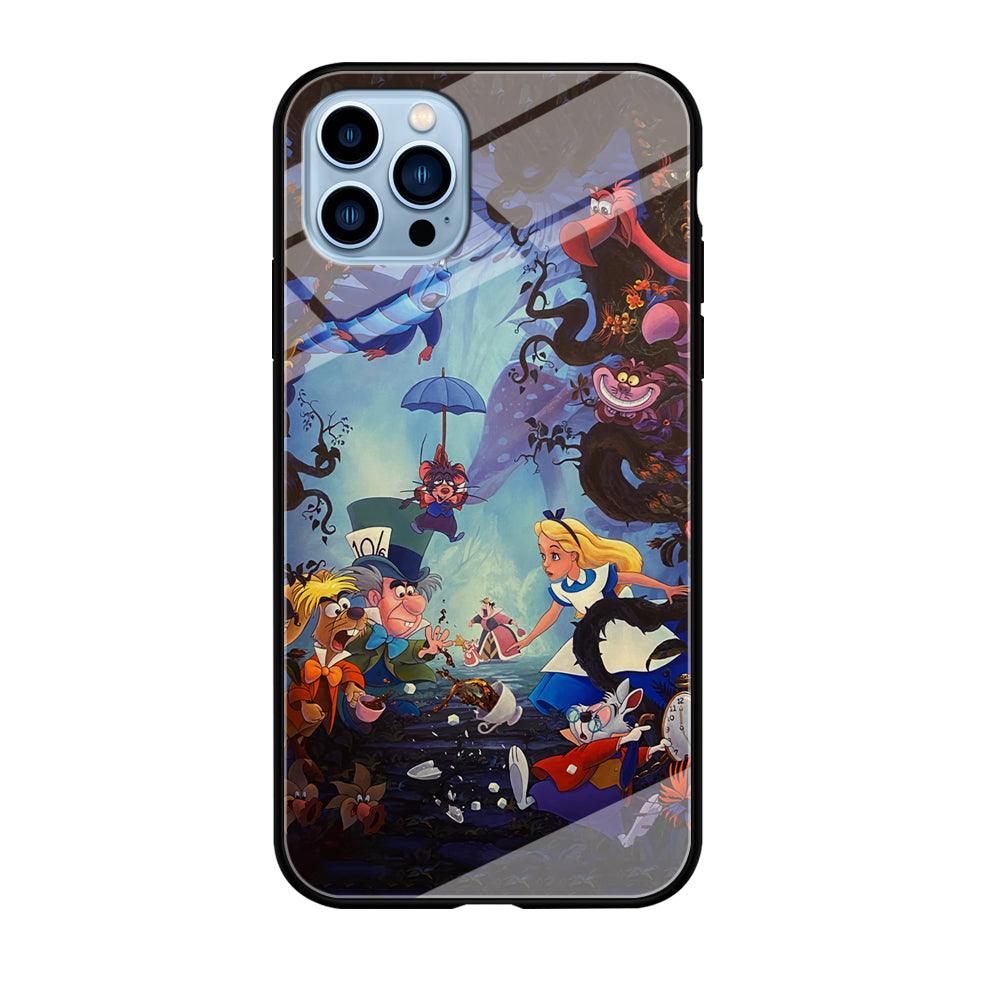 Alice in Wonderland Spilled Tea iPhone 12 Pro Case-Oxvistore