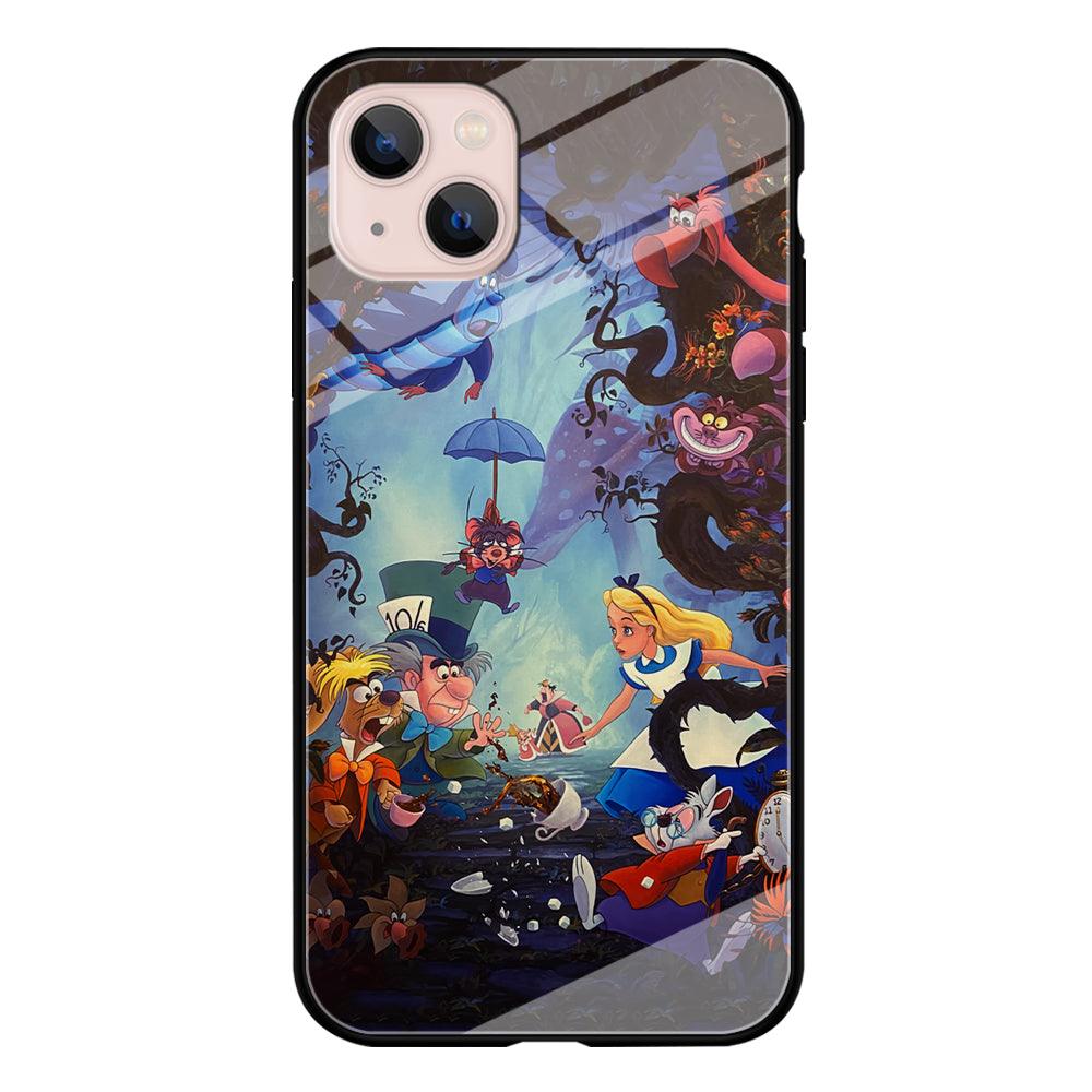 Alice in Wonderland Spilled Tea iPhone 13 Case-Oxvistore