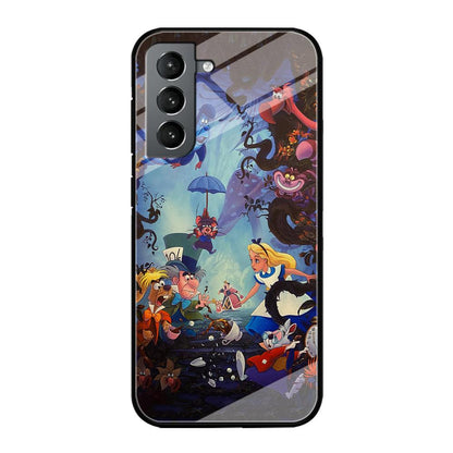 Alice in Wonderland Spilled Tea Samsung Galaxy S21 Case-Oxvistore