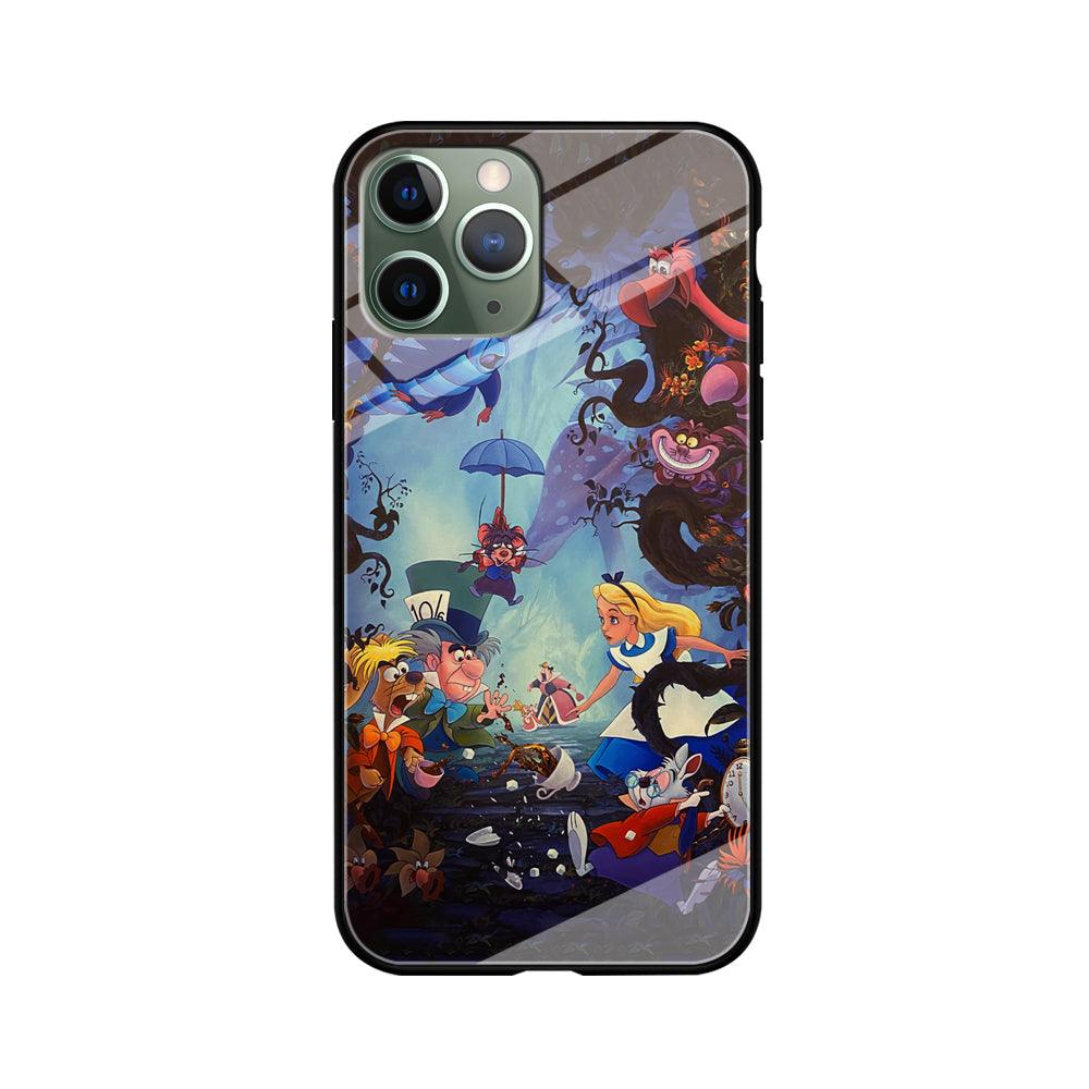 Alice in Wonderland Spilled Tea iPhone 11 Pro Case-Oxvistore