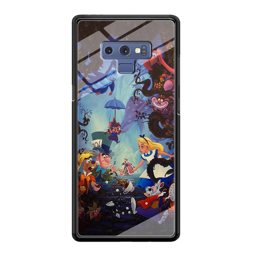 Alice in Wonderland Spilled Tea Samsung Galaxy Note 9 Case-Oxvistore