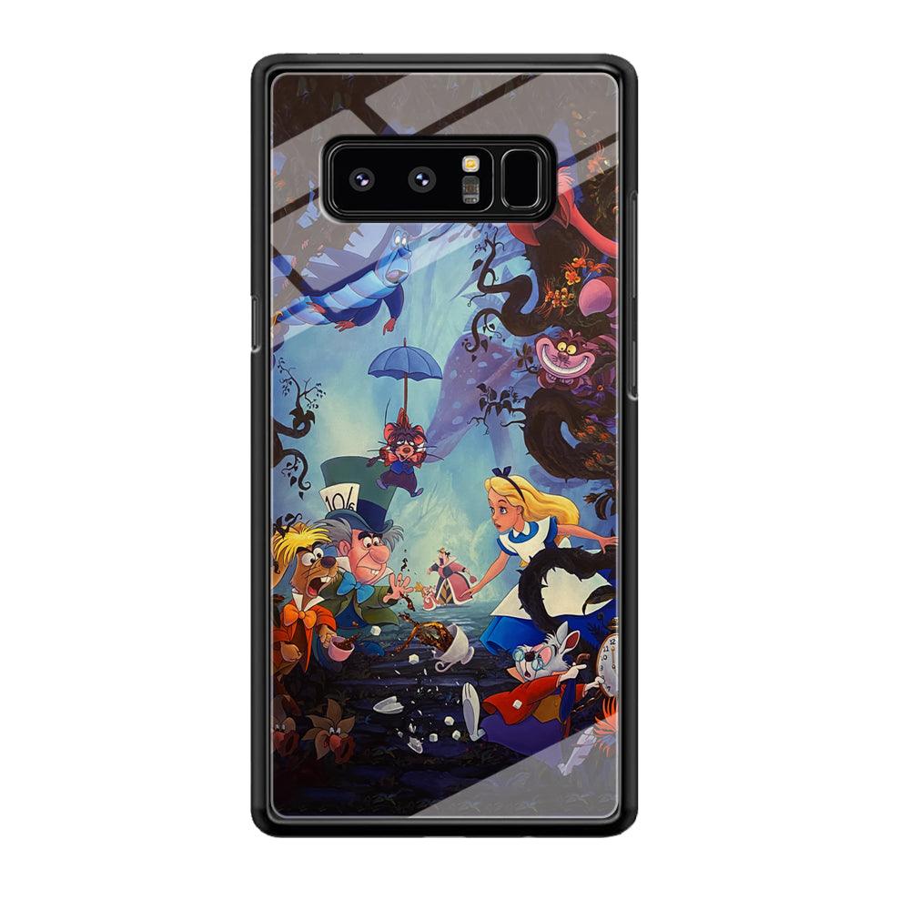 Alice in Wonderland Spilled Tea Samsung Galaxy Note 8 Case-Oxvistore