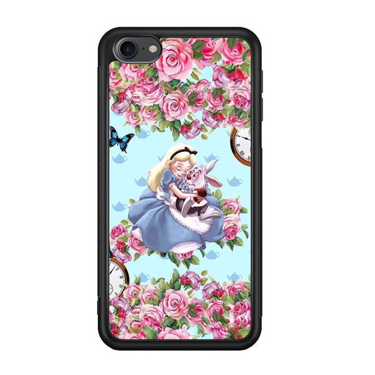 Alice in Wonderland a Warm Hug iPod Touch 6 Case-Rubber Black (2D Case)-Oxvistore