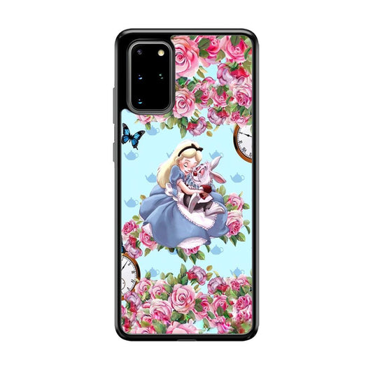 Alice in Wonderland a Warm Hug Samsung Galaxy S20 Plus Case-Rubber Black (2D Case)-Oxvistore