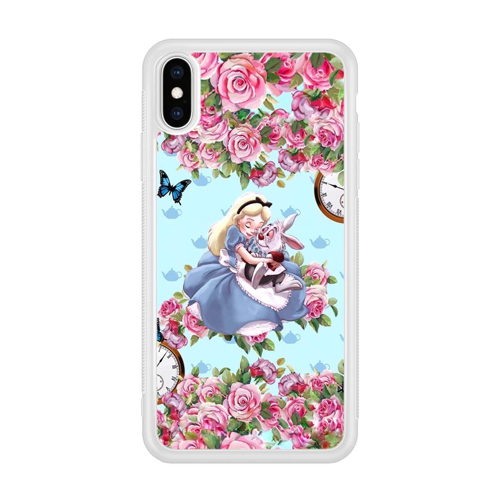 Alice in Wonderland a Warm Hug iPhone X Case-Oxvistore