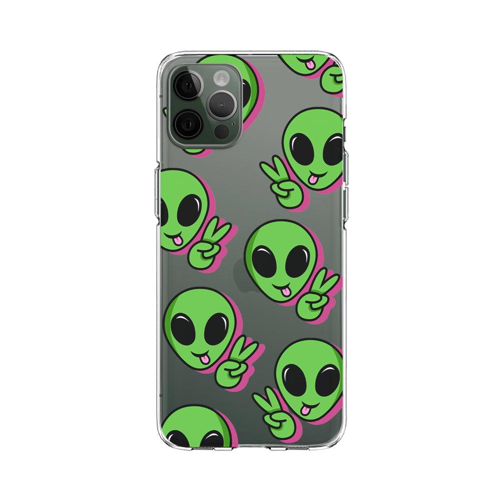 Alien Smile from Another World Clear Soft Case-Oxvistore