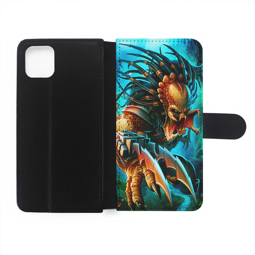 Alien Vs Predator Flip Wallet Phone Case